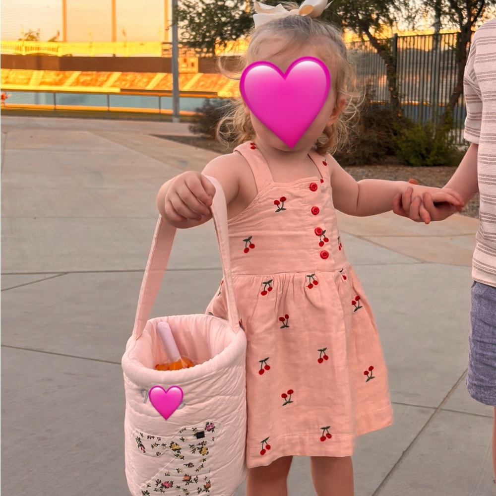 Hanna Andersson cherry print dress 18-24 m